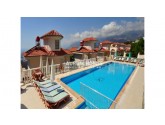 Alanya Kargıcak' ta Deniz Manzaralı Ortak Havuzlu Müstakil 3+1 Satılık Dublex Villa.