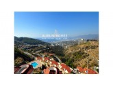 Alanya Kargıcak' ta Deniz Manzaralı Ortak Havuzlu Müstakil 3+1 Satılık Dublex Villa.