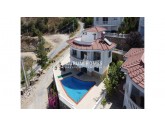 Alanya Kargıcak' ta Deniz Manzaralı Özel Havuzlu Müstakil 3+1 Satılık Triplex Villa.